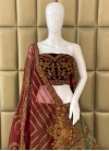 Raw Silk Designer Lehenga Choli - 3